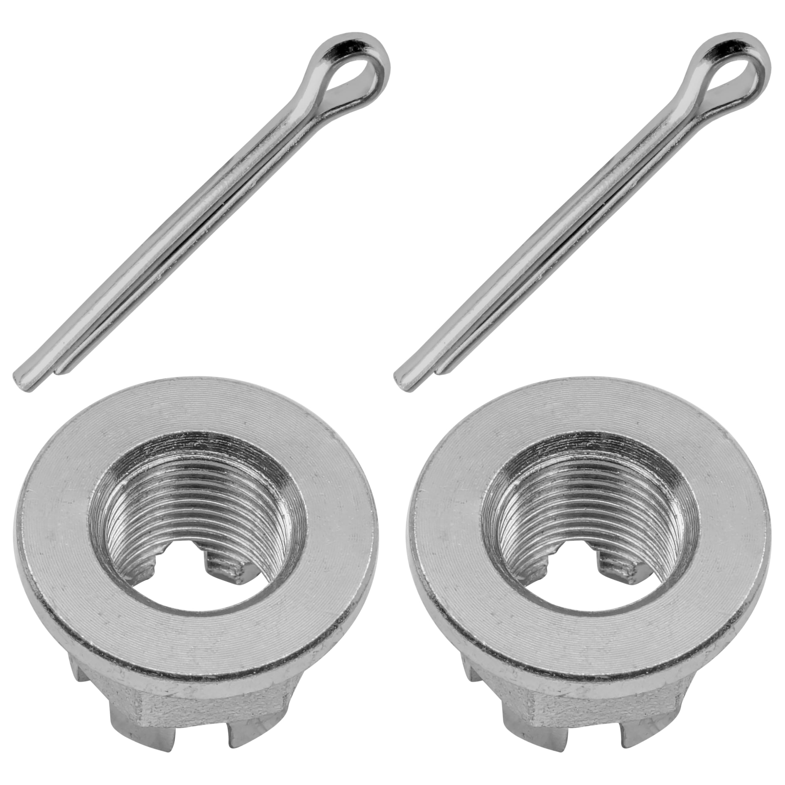 Caltric Front Axle Castle Nut & Pin Set For Honda TRX350 Rancher 350 2000-2006 – 2 Pack