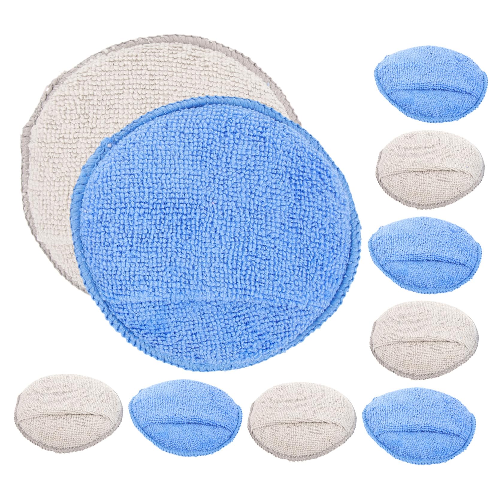 50stücke Auto Wachsapplikator Pads Mikrofaserschaum Schwämme Zum Polieren Reinigen Und Wachsen Von Hochwertige Wasch Und Polierpads Für Glänzende Oberflächen