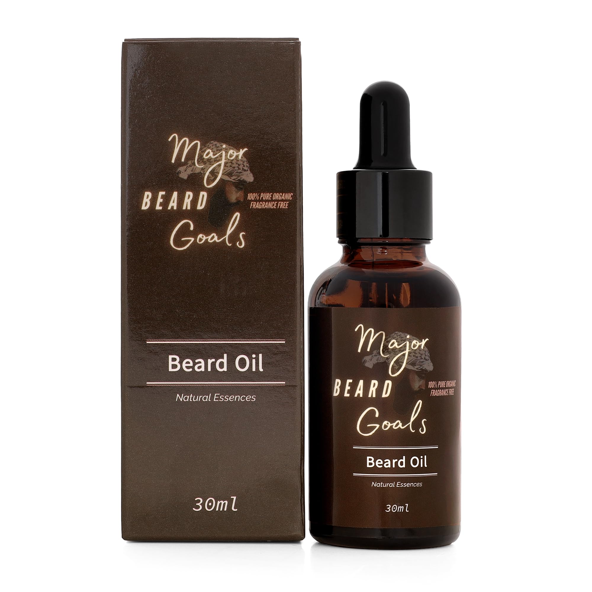 Major Beard Goals Beard Oil – Deep Conditioning & Nourishing Beard Care – Hydrating Beard Oil for Healthy Growth – Moisturizes with Natural Ingredients for a Healthy Beard