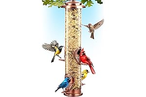 Gray Bunny Bird Feeders Hanging