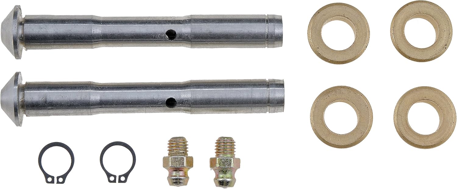 Dorman 38455 Door Hinge Pin And Bushing Kit - 2 Pins, 4 Bushings, 2 Fittings And 2 Clips Compatible with Select Chevrolet / GMC Models