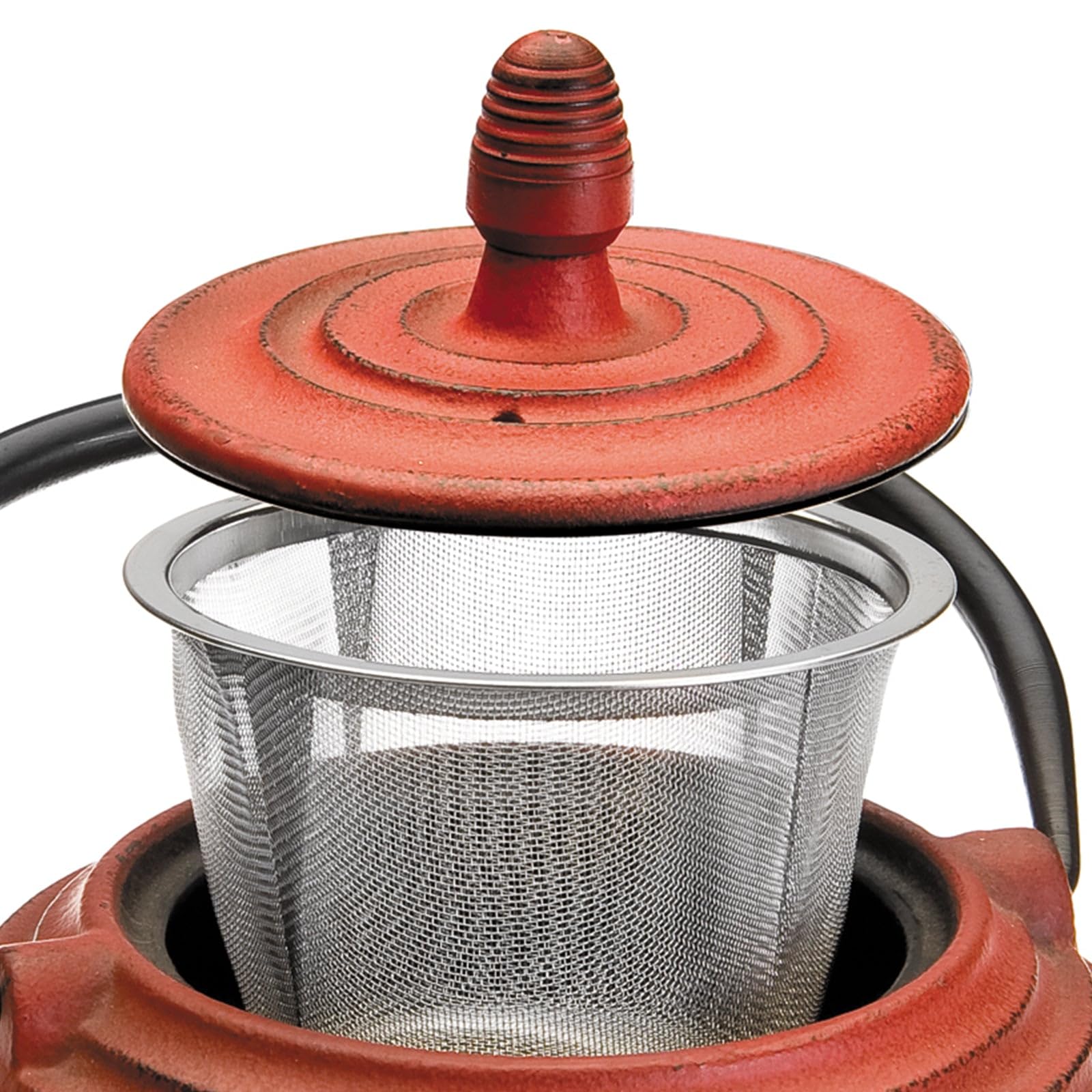 Ibili - Théière en Fonte Ceylan, 0,7 Litre, Intérieur Émaillé, Compatible avec les Plaques à Induction