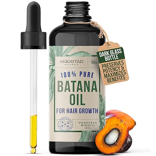 Batana Oil - Natural Organic Liquid Batana for Hair Growth Dr. Sebi approved - Hair Loss, Repair, from Honduras 3.4 oz - Morstar Naturals
