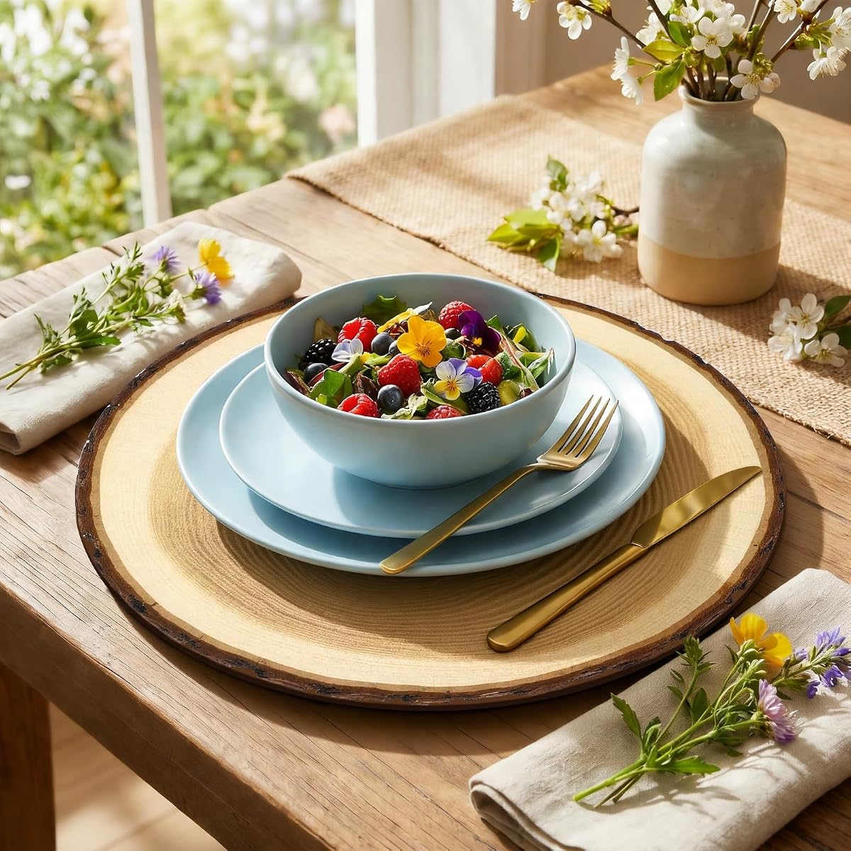 Natural Cork & Recycled Rubber Placemat Set view 4