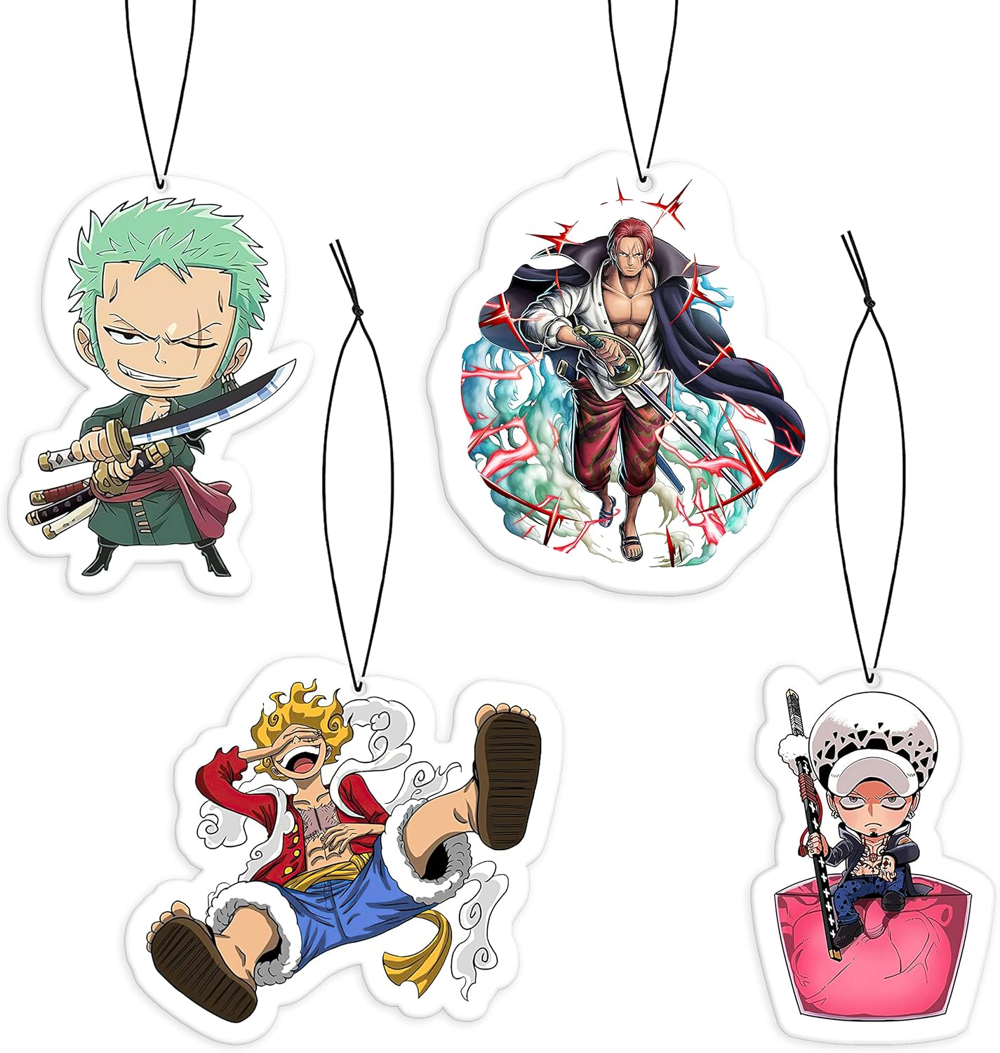 Pounchi cool anime car air fresheners 4-pack
