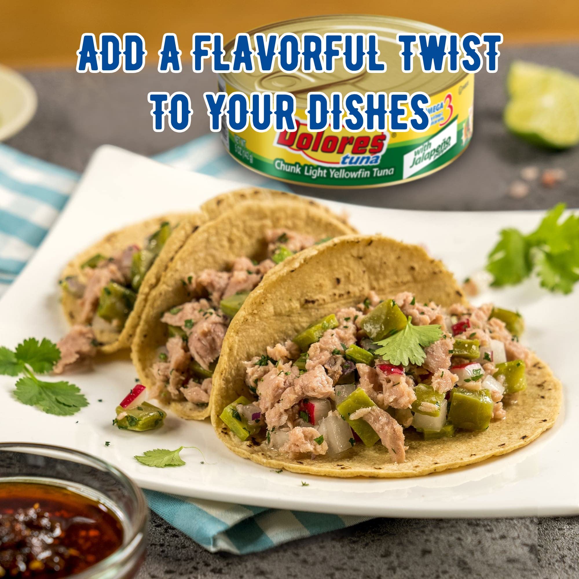 Dolores Yellow Fin Tuna with Jalapenos, 5 Ounce