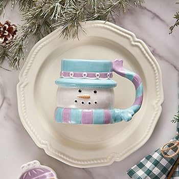 Snow Man - coco Design Works - Cocoa Snowmen Ornament Set (6) - CrossStitchWorld