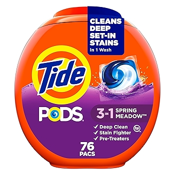 Tide PODS Laundry Detergent Soap Pacs, Spring Meadow Scent