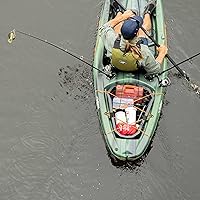 Vista 4 de Pelican Sentinel 100X - Angler Sit on top Fishing Kayak - Lightweight - Ergolounge™ Seating System