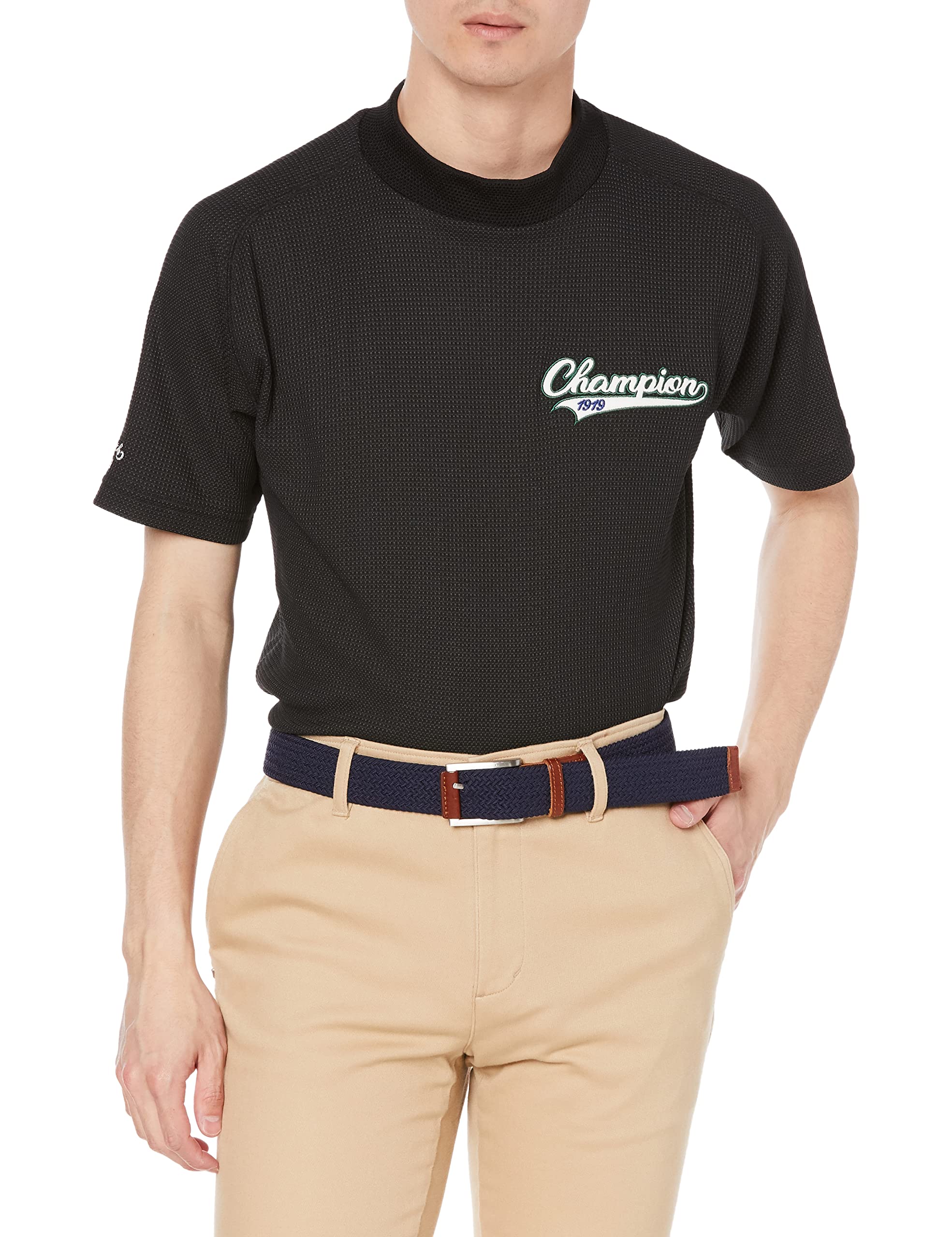 Amazon.co.jp: [チャンピオン] トレーナー 半袖 速乾 UVカット 遮熱