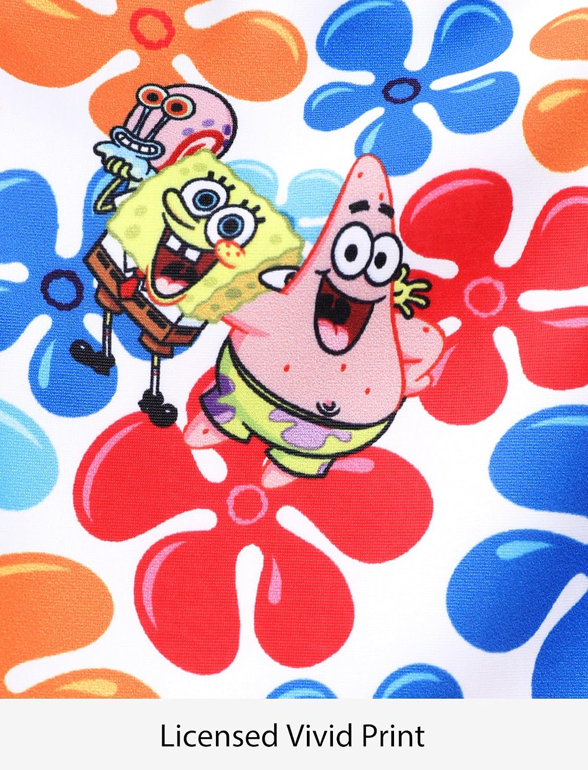 SPONGEBOB SQUAREPANTS Family Matching Swimwear Set, UPF 50+ Quick-Dry Beachwear for Girls，Boys,Women & Men, Multicolor