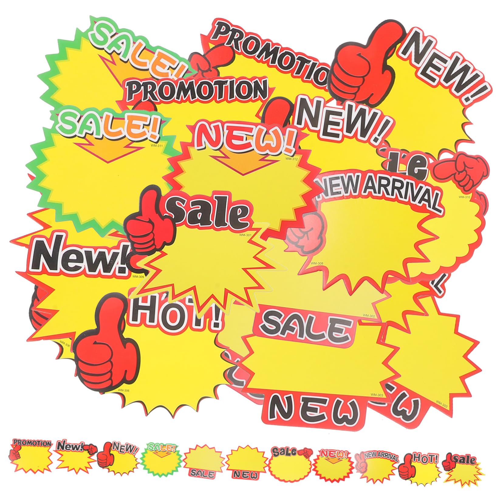 PRETYZOOM 3 Set Etichette Cartellini Per Supermercati E Negozi Al Dettaglio Per Esposizione Prezzi E Informazioni Prodotto Facili Pratiche Per Uso 600 Pezzi*3