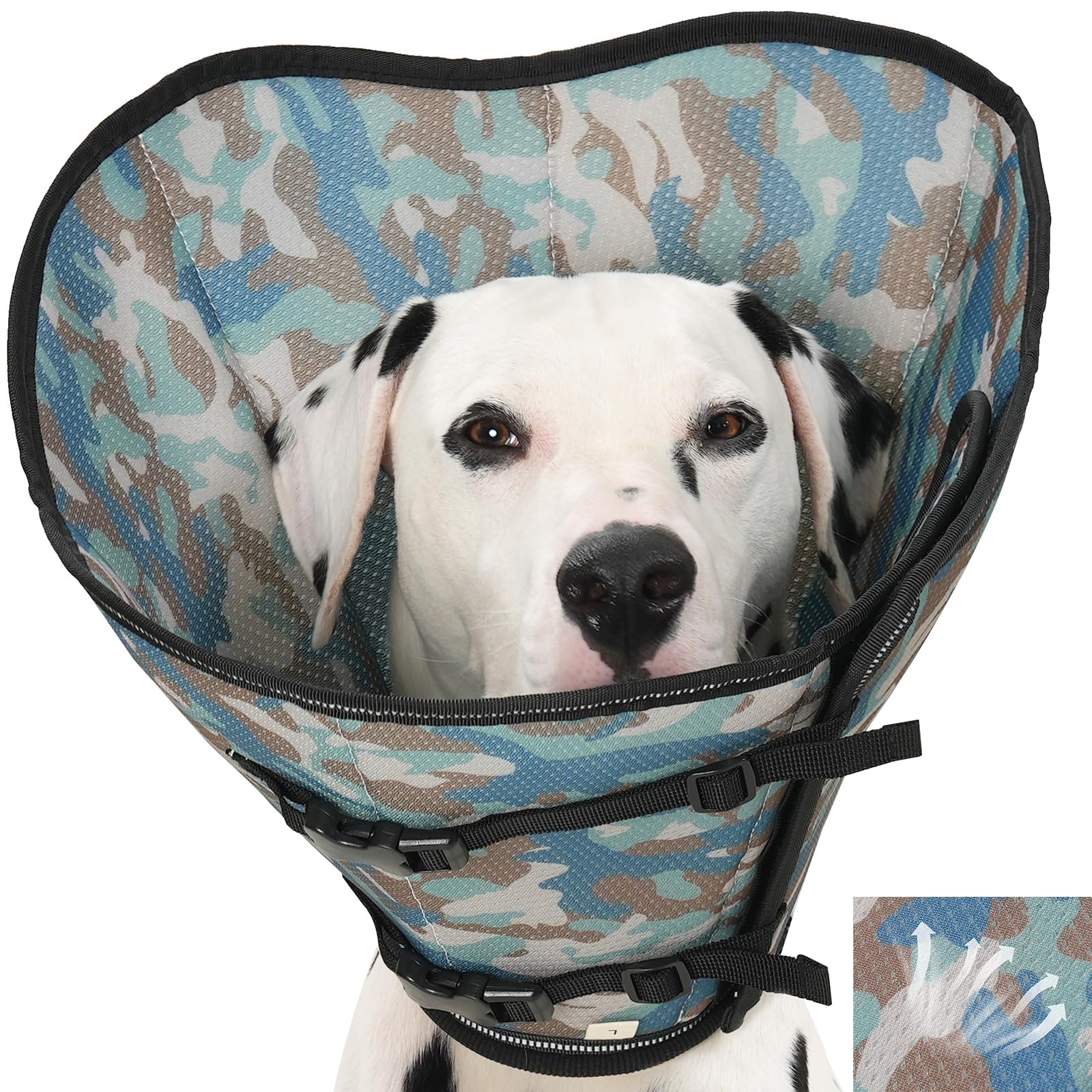 Avont 2026 Upgraded Dog Recovery Collar, Breathable Elizabethan Collar, M