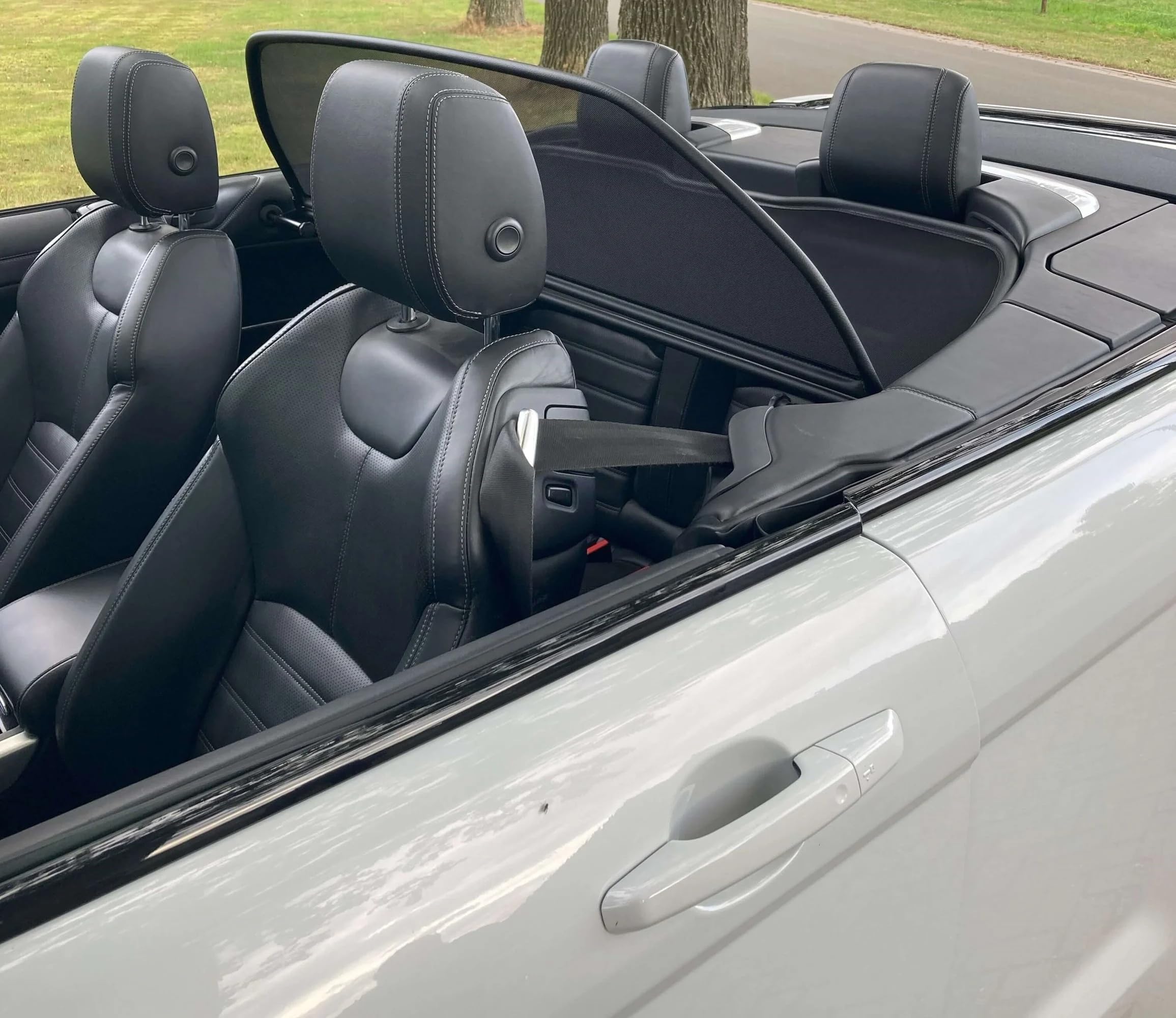 Déflecteur De Vent Pliable Range Rover Evoque 2015+ - Filet Anti-Remous Avec Fermeture Rapide Noir