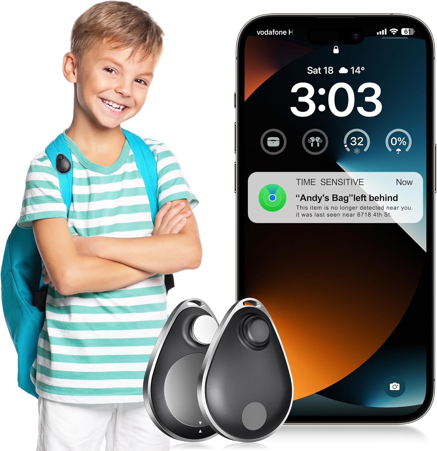 Utag GPS Tracker for Kids Hidden 2pack