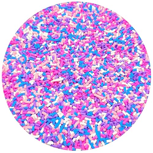 Mulutoo Gránulos falsos de resina de 3.53 oz (3.53 onzas), chispas de caramelo falso, chispas de arcilla, chispas de polímero, rodajas de arcilla