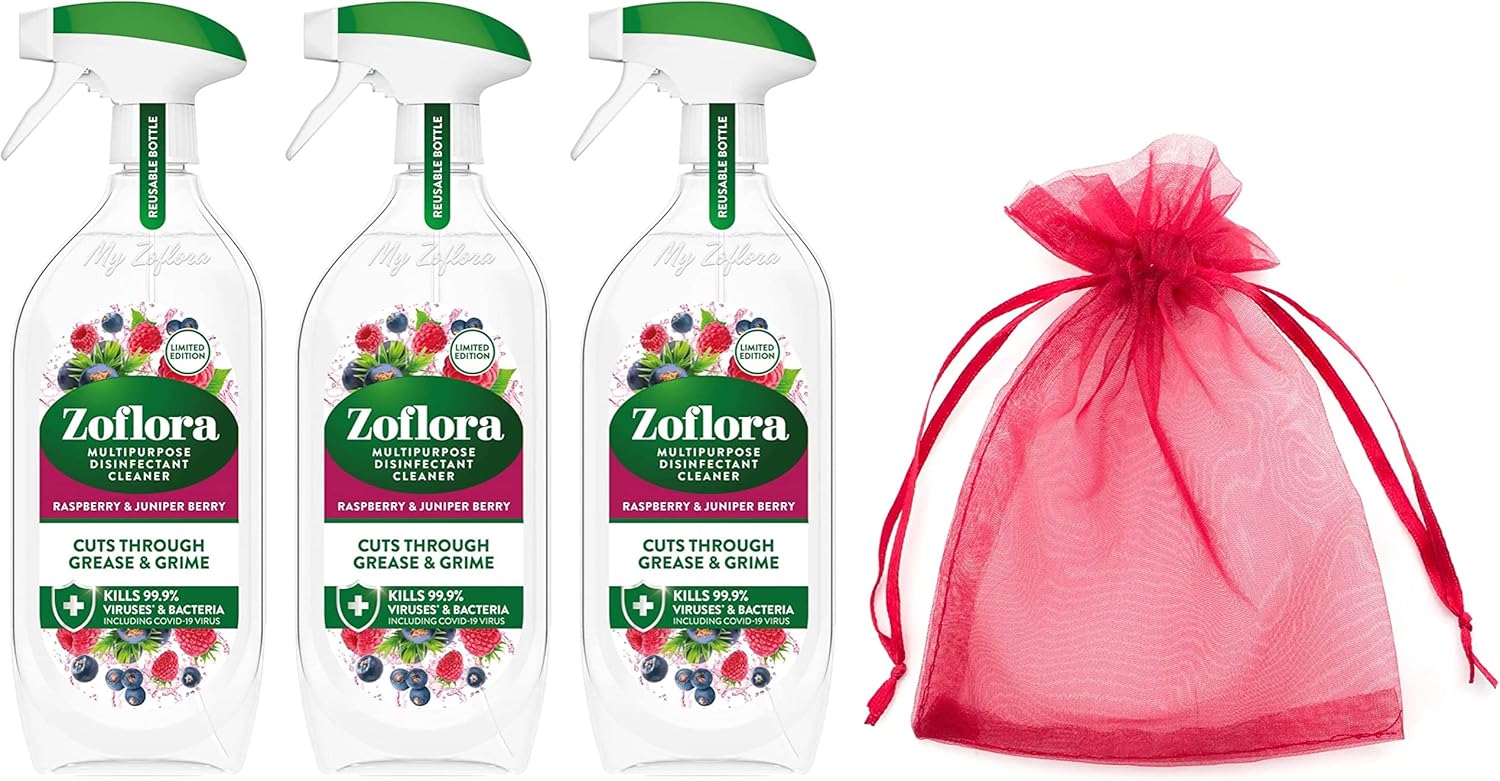 Zoflora Multi Purpose Disinfectant Cleaner Trigger Spray, Cuts Through