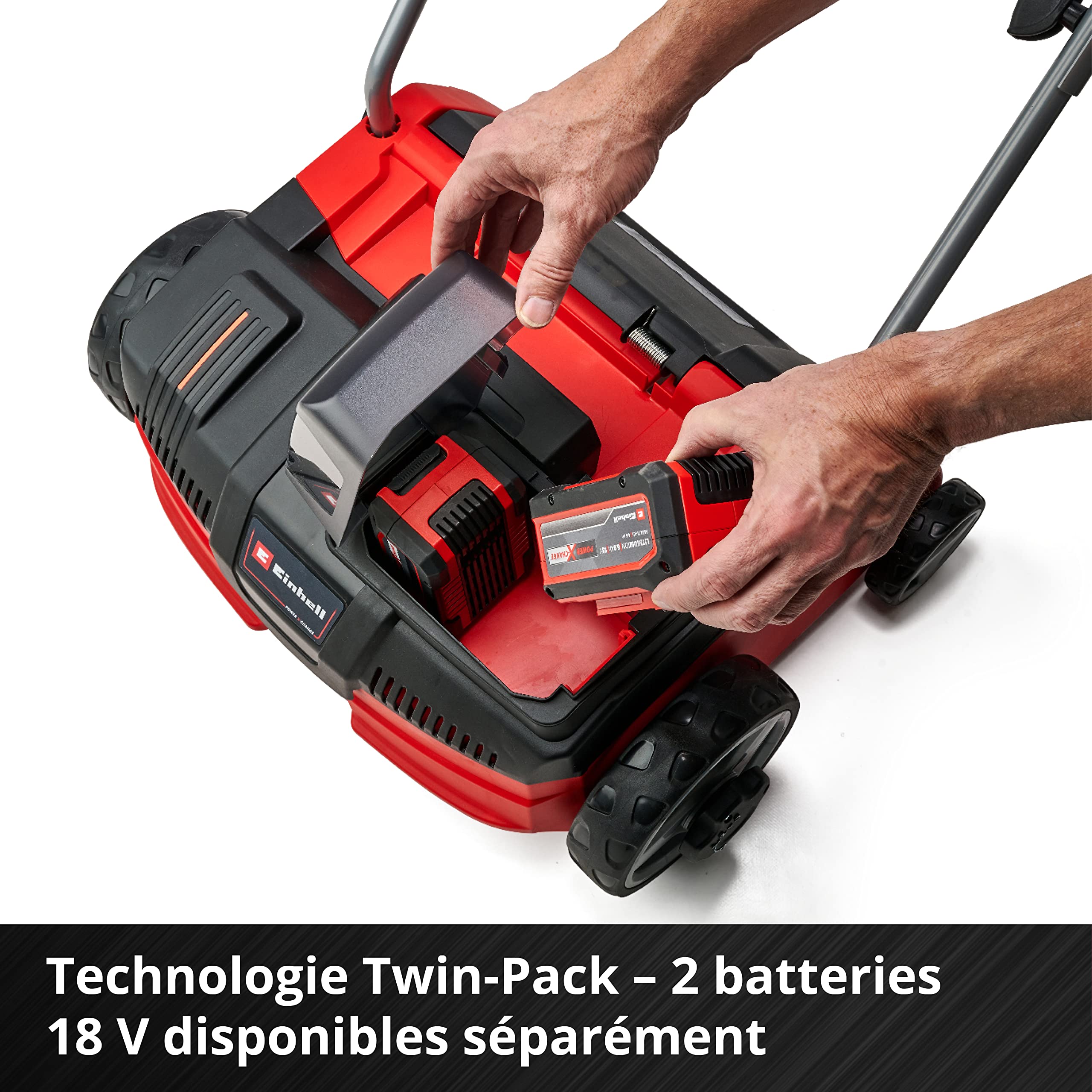 Einhell Scarificateur sans fil GC-SC 36/31 Li-Solo Power X-Change (lithium-ion, outil combiné 3 en 1, moteur en série, rouleau de scarification sur roulement à billes, sans batterie et sans chargeur)