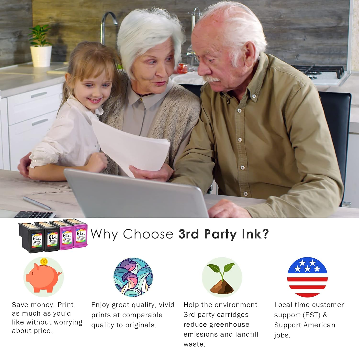 Review Limeink 4 Remanufactured Ink Cartridge Replacement 61XL High Yield for HP 1000 1010 1050 1055 1510 1512 2000 2050 2510 2512 2514 2540 2542 2543 2549 3000 3050 3050A 3054A 3051A Envy (2 Black, 2 Color) Best Deal Product Limeink 4 Remanufactured Ink Cartridge Replacement 61XL High Yield for HP 1000 1010 1050 1055 1510 1512 2000 2050 2510 2512 2514 2540 2542 2543 2549 3000 3050 3050A 3054A 3051A Envy (2 Black, 2 Color)