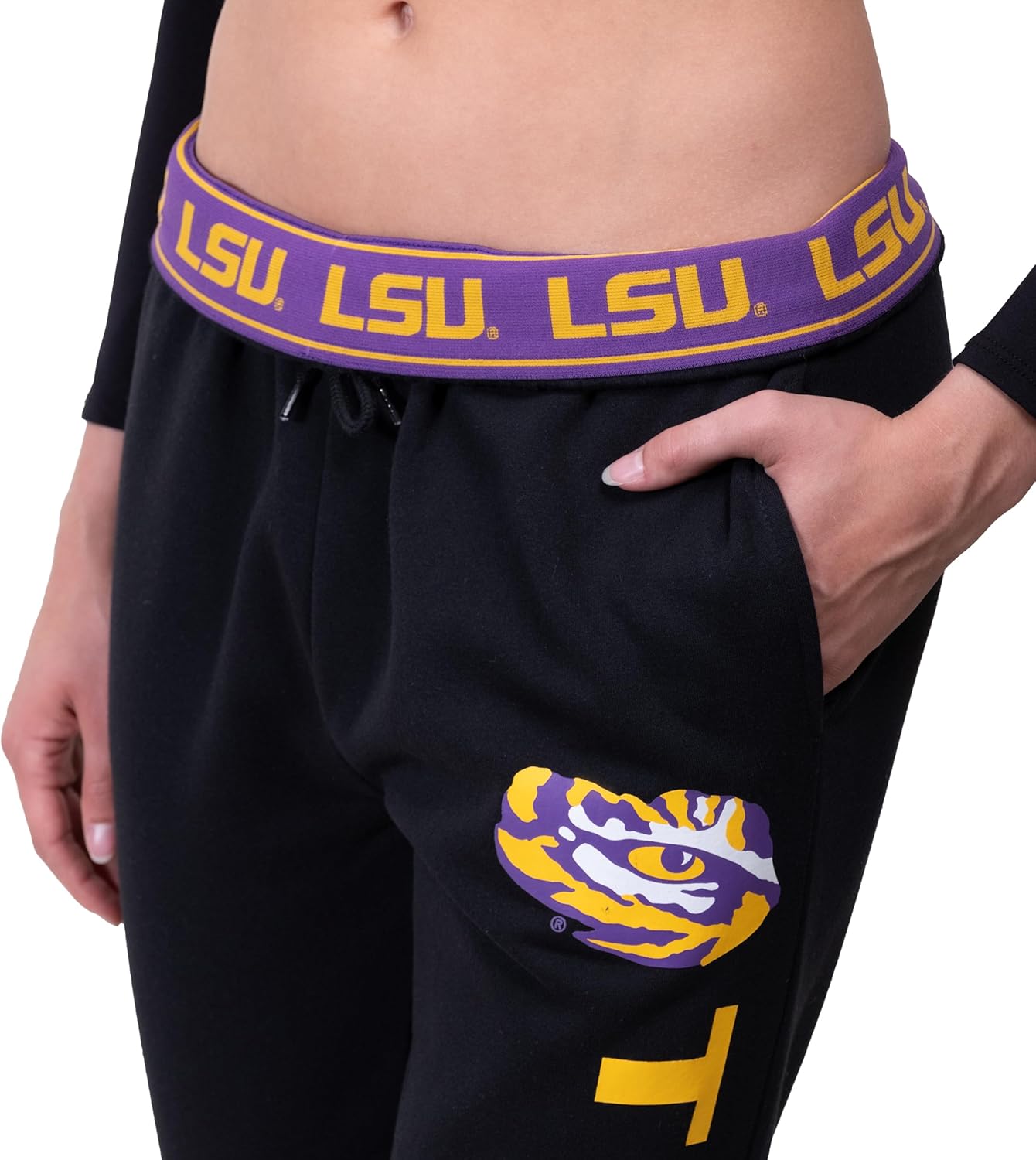 Ultra Game Women's NCAA Official Super Soft Gameday Jogger Lounge Sweatpants - Image 3