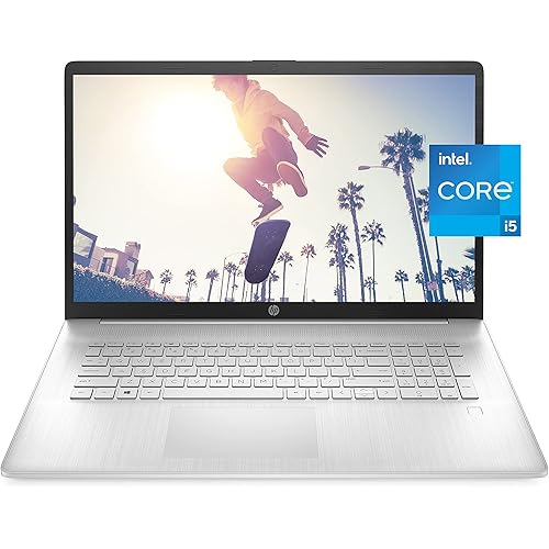 HP 17 Laptop PC, 11th Gen Intel Core i5-1135G7, 8 GB RAM, 512 GB SSD Storage, 17.3-inch Full HD IPS Display, Windows 10 Home, Anti-Glare Screen, Long Battery Life, Web-cam & Mics (17-cn0020nr, 2021)
