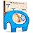 Baby Elefun Baby Teething Toys 5X Pain Relief Zero Delay 6-12 Months Blue