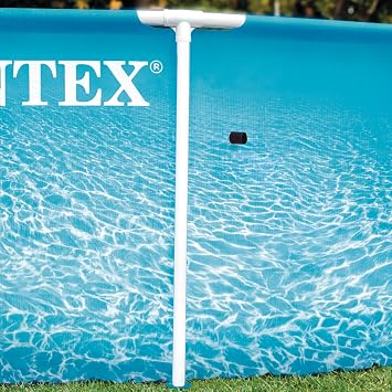 INTEX 28206EP 10Ft X 30In Beachside Metal Frame Above Ground Swimming Pool, Pool Only (Pump Not Included)