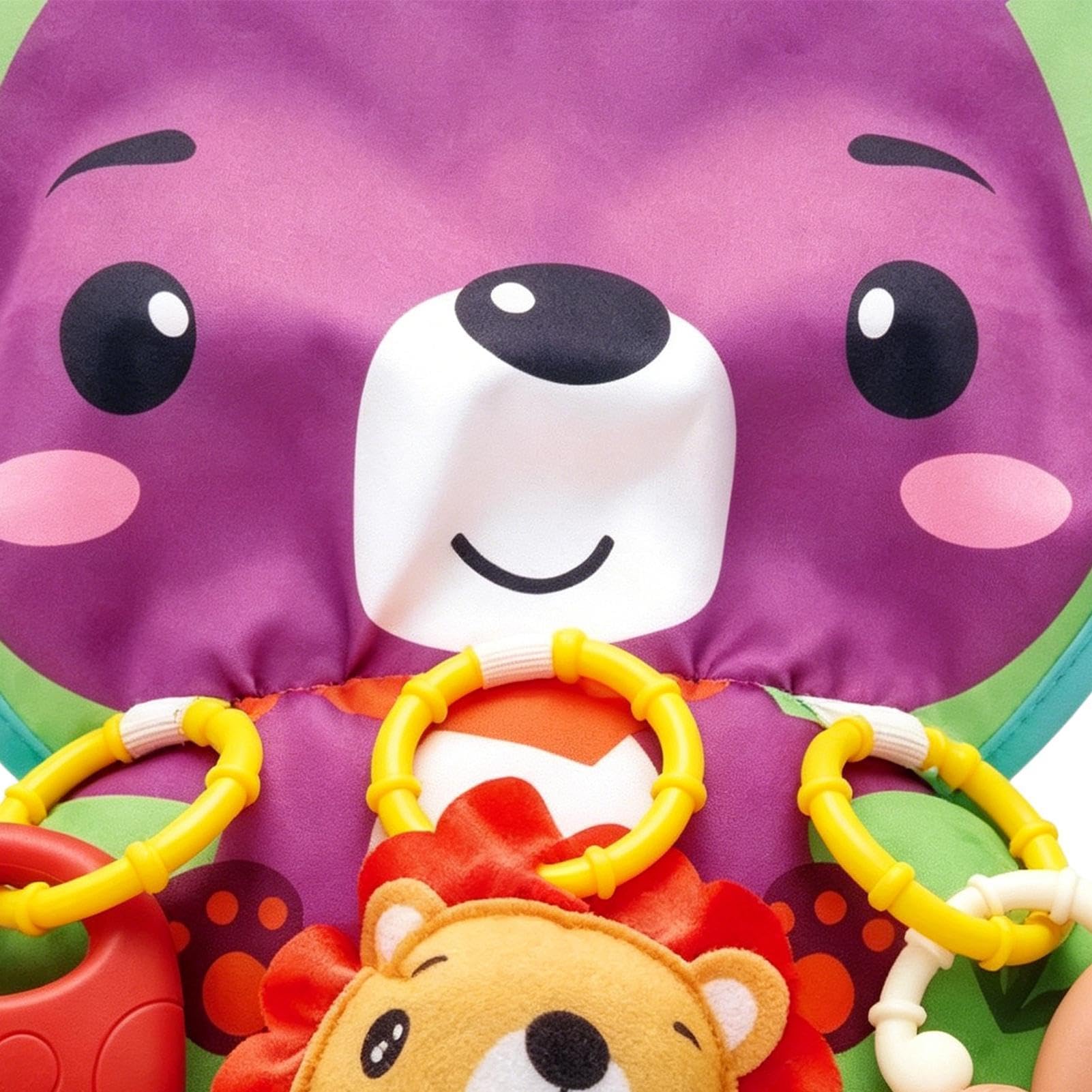 Cuscino per sedersi, cuscino di supporto rotolabile, con 45,6 x 31,8 x 10 cm, cuscino per allenamento da pavimento, per bambini, equilibrio morbido e per il movimento, design comfort minimo