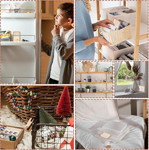 Miniatura 5 de Tarjetas de pistas de búsqueda del tesoro de cumpleaños, juego de caza del tesoro vintage, juego de 19 tarjetas y 18 sobres, juego de celebración de