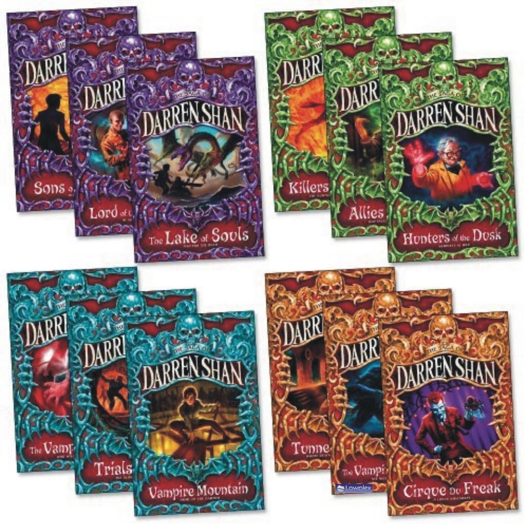 The Saga of Darren Shan Pack, 12 books, RRP 71.88 (Allies of Night,Cirque du... Paperback – January 1, 2000