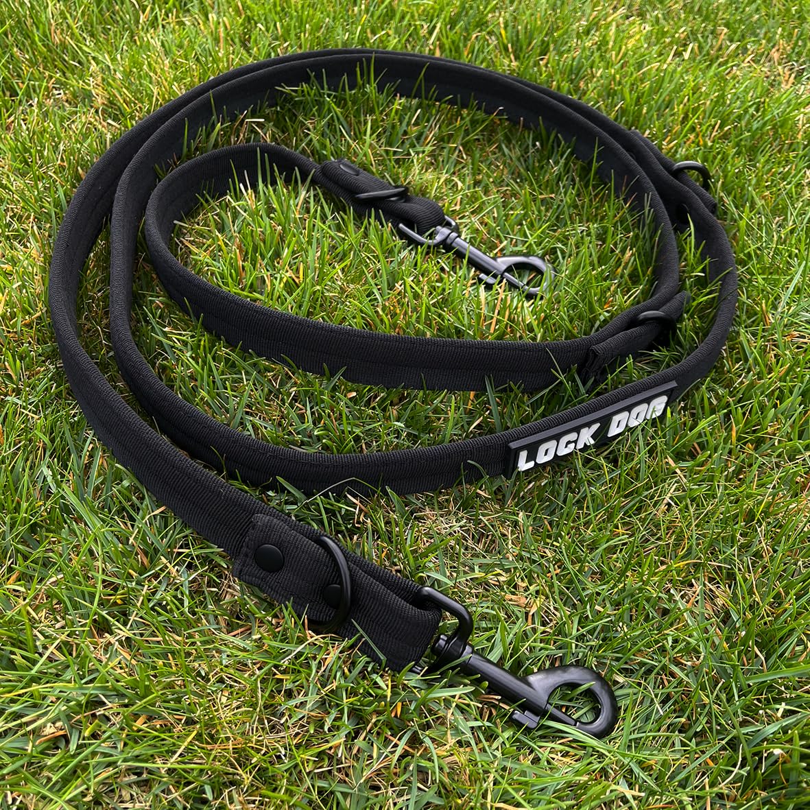 bissfeste Hundeleine mit Bolzenkarabiner schnittfest bisssicher Alltagsleine 2 Meter Karabiner
