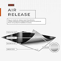 Vista 6 de VViViD - Rollo de cinta adhesiva de vinilo cromado plateado brillante con liberación de aire (1 pulgada x 25 pies)