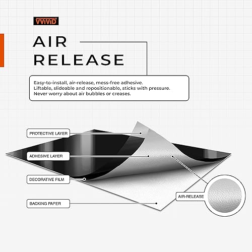 Miniatura 9 de VViViD Rollo de cinta adhesiva de vinilo cromado dorado brillante (12 pulgada x 30 pies)