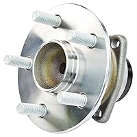 Vista 763 de TRQ Juego de 2 rodamientos de rueda trasera y conjunto de cubo con sensor ABS compatible con Ford Transit Connect 2014-2018