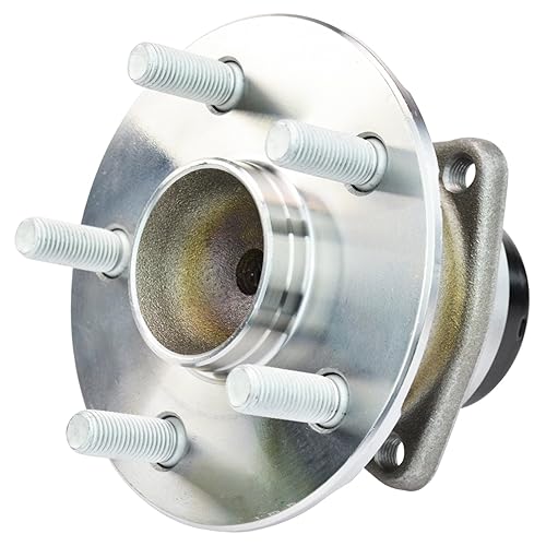 Vista 763 de TRQ Juego de 2 rodamientos de rueda trasera y conjunto de cubo con sensor ABS compatible con Ford Transit Connect 2014-2018