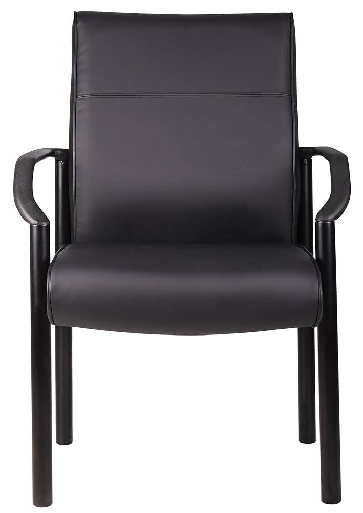 Amazon.com: Boss Office Products Mid Back LeatherPlus Guest