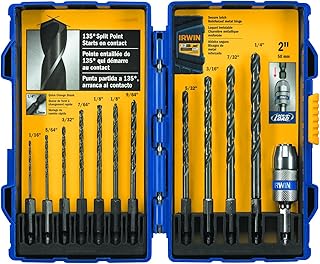 IRWIN Tools Black Oxide Hex Shank Drill Bit, ...,