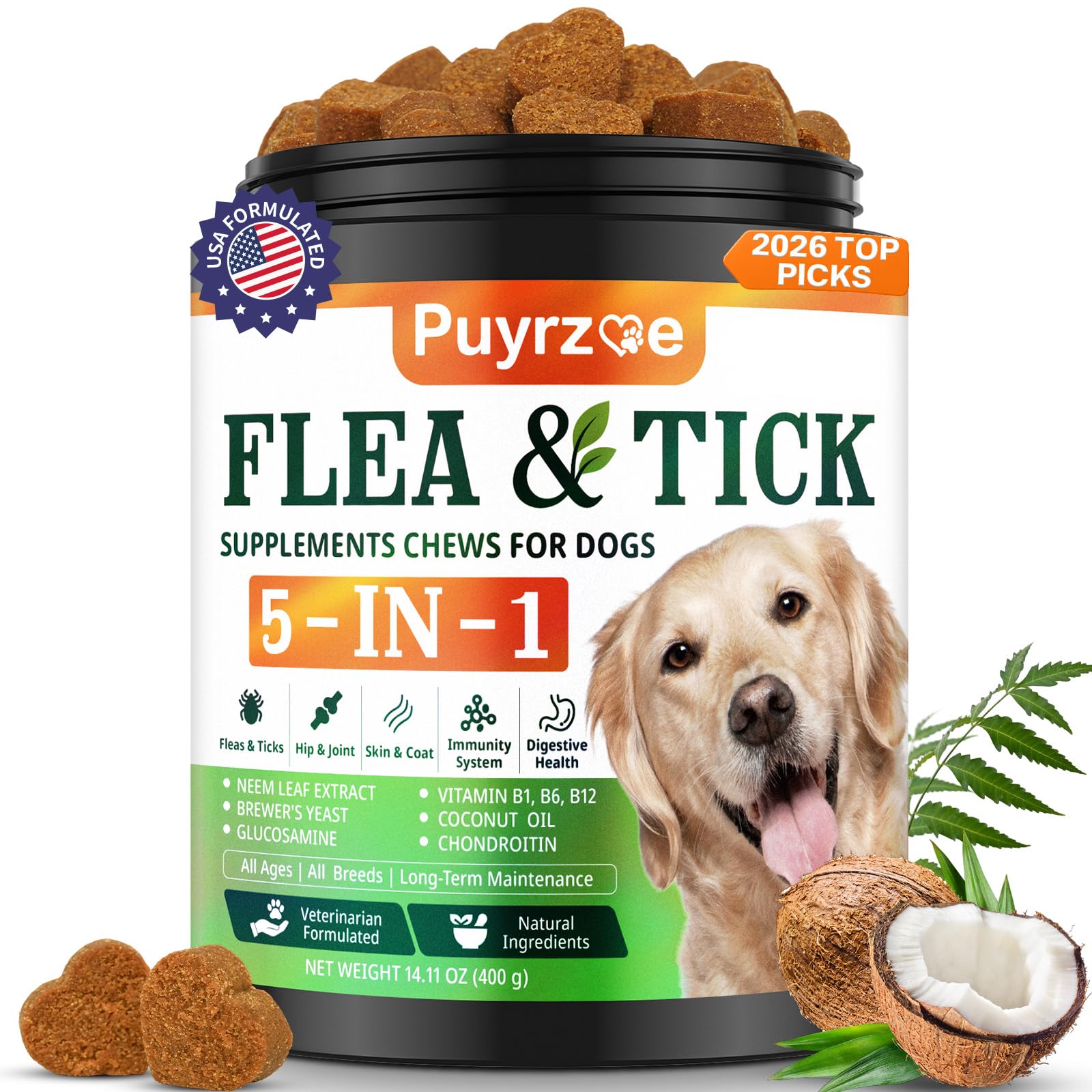 Puyrzoe 5-in-1 Chewable