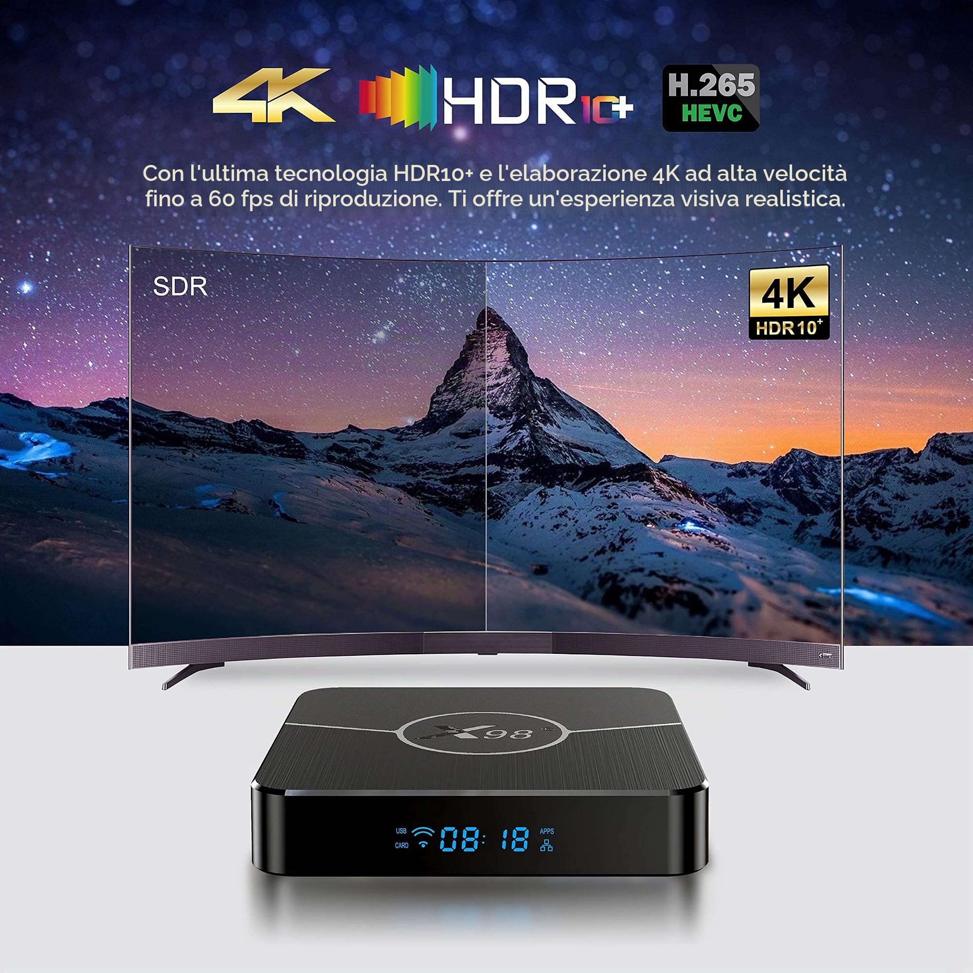 X88 Android 11.0 TV Box, X98 Plus Amlogic S905W2 Quad Core RAM 4GB ROM 64GB Dual WiFi 2.4G/5.8G BT4.2 4K 6K AV1 Home Smart Media Player Android TV Box