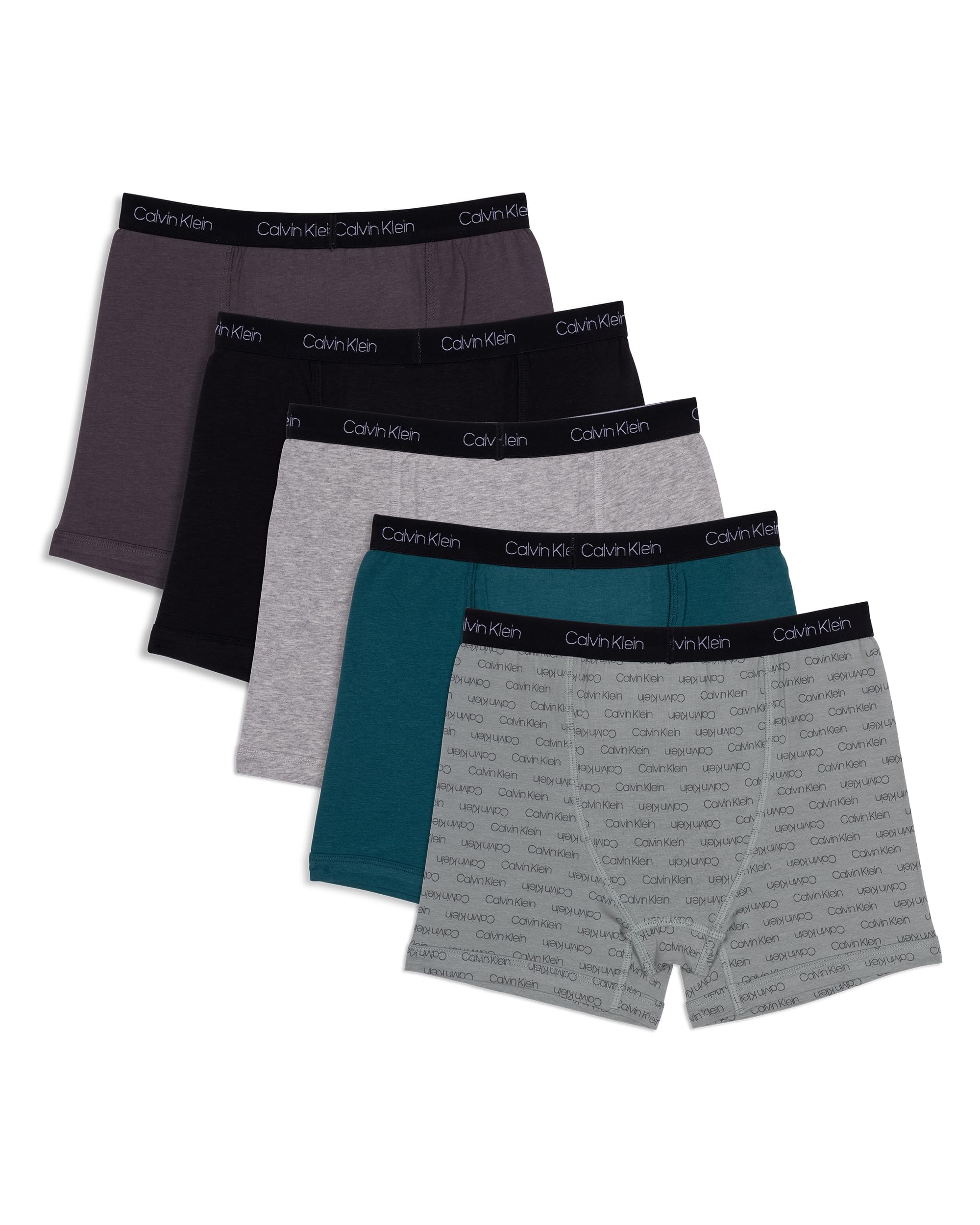 Calvin Klein Boxer Brief 5 Pack Boxer Corti Bambini e Ragazzi (Pacco da 5)