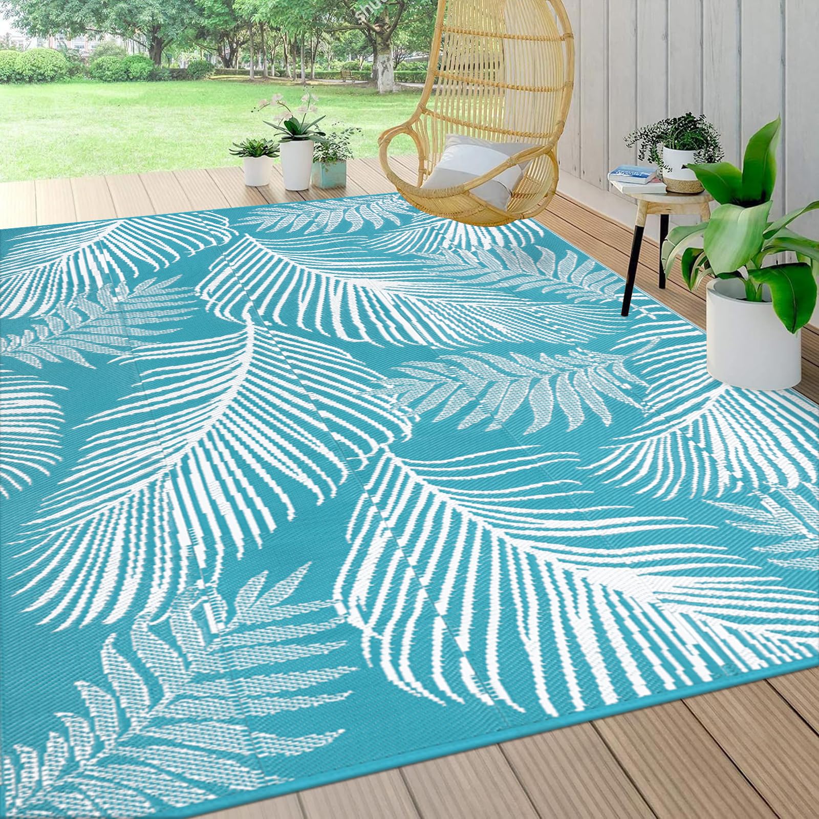 Tapis de terrasse imperméable pour protéger le sol du patio et du balcon