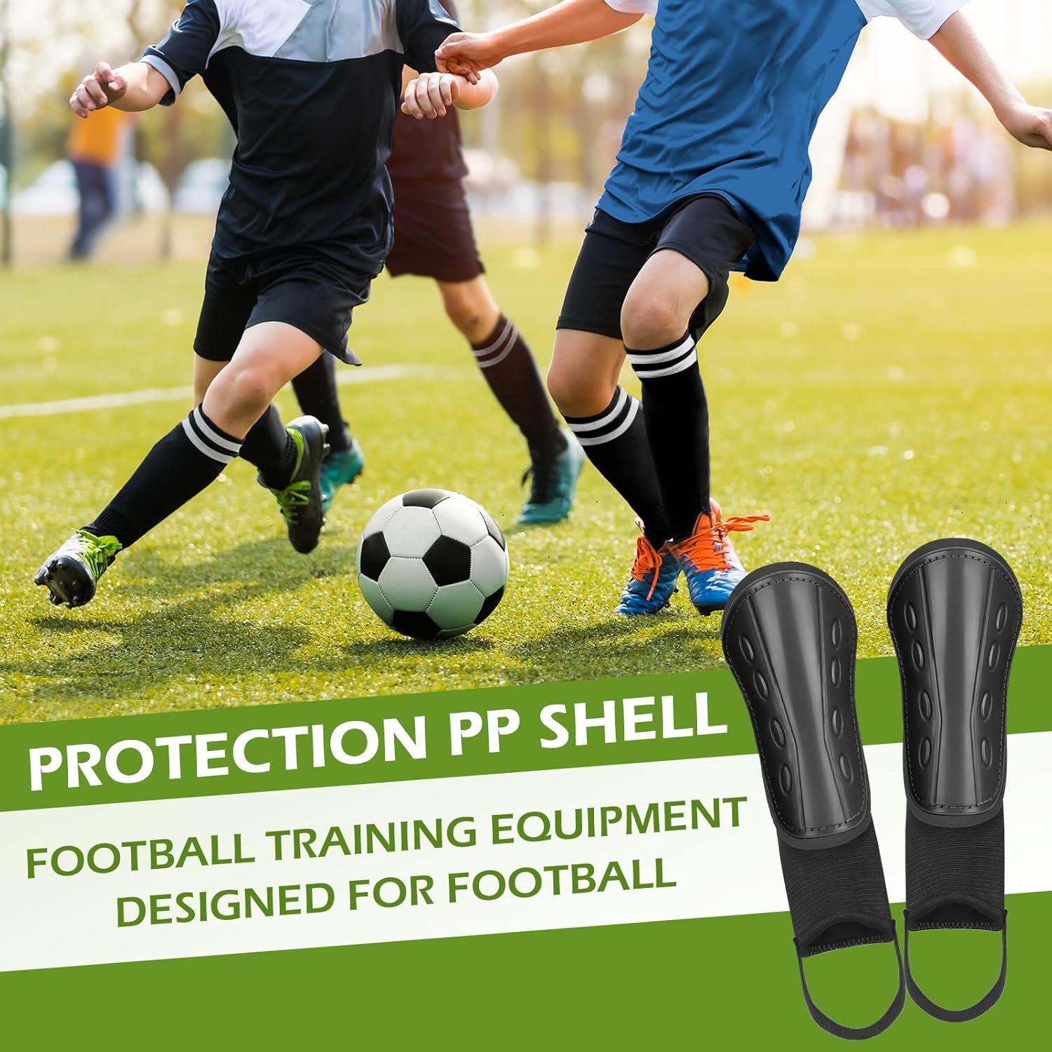 3 Pairs Soccer Shin Guards and 3 Pairs Socks Protective Soccer Gear Padded Soccer Equipment for Kids Teens Youth Boys Girls Aged 6-13, Soccer Shin Pads with Ankle Support and Adjustable Straps : Sports & Outdoors