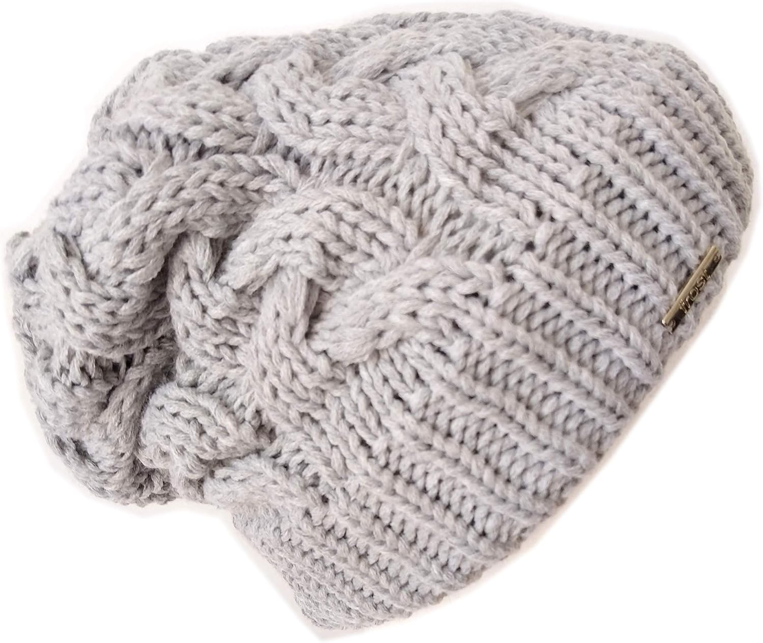 Frost Hats Warm Winter Beanie for Women Chunky Cable Knit Hat M179