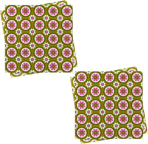 Miniatura 5 de MODLOUNGE - Servilletas de cóctel retro para decoración de fiesta, paquete de 2 paquetes de 20, servilletas de papel modernas de 3 capas de mediados