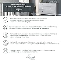 Vista 15 de Storkcraft Crescent Cajonera de 4 Cajones (Gris Guijarro) – Certificado GREENGUARD Gold, Cajonera Fácil de Combinar para Dormitorio de Niños