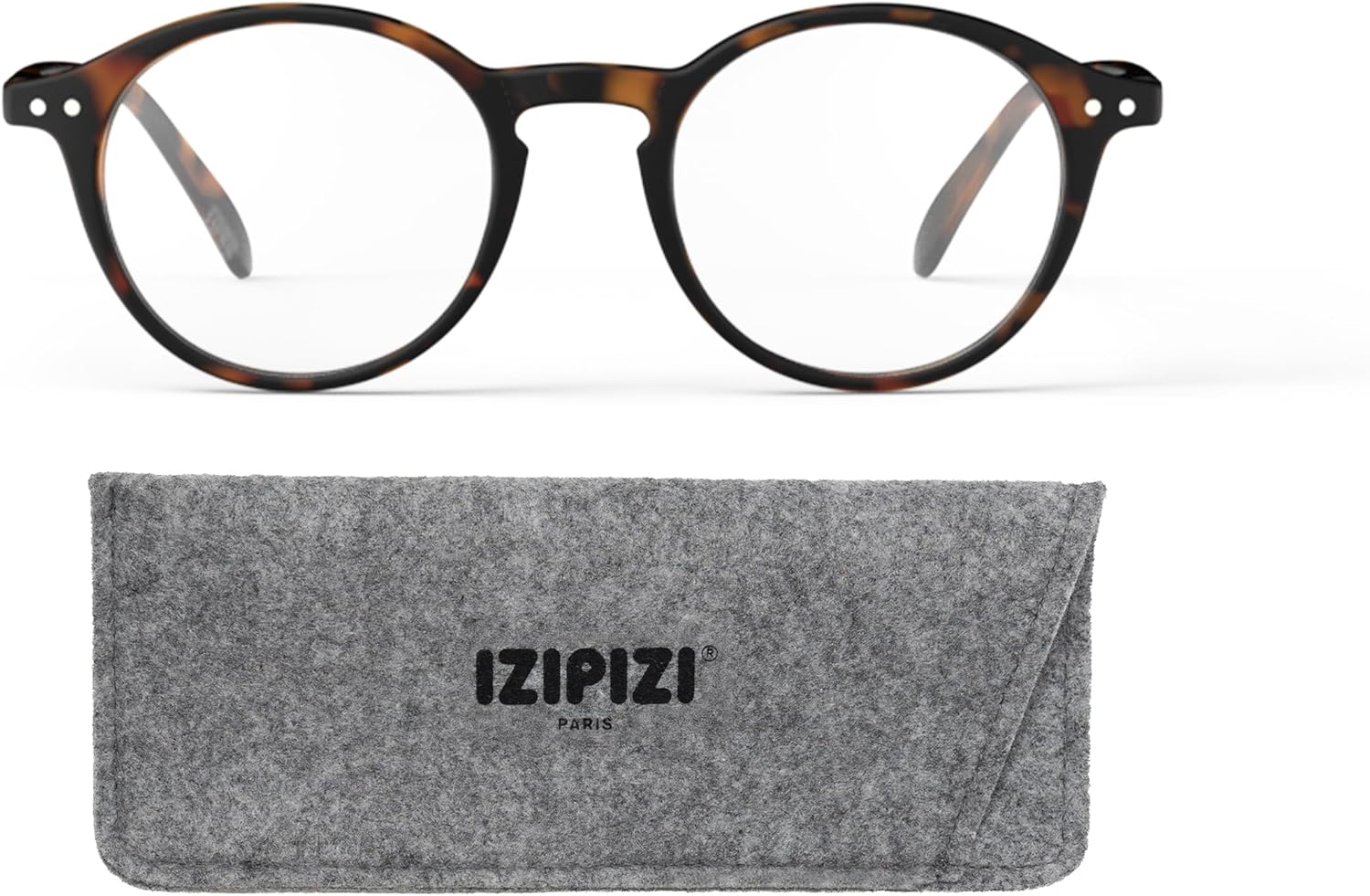 IZIPIZI READING #D Reading Glasses for Women and Men – Round Eye Glasses with Anti-Scratch Lenses, Lightweight Fashion Frame