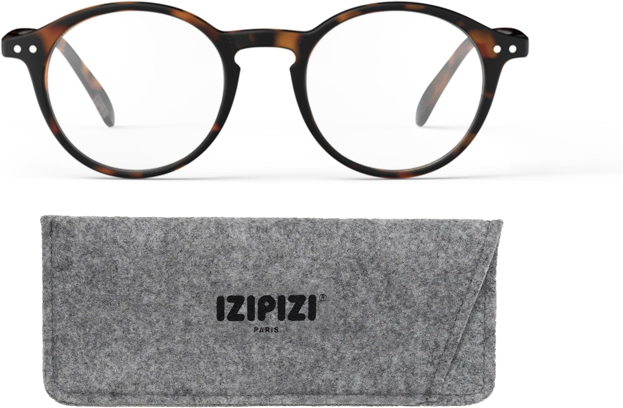 READING #D Reading Glasses for Women and Men โ Round Eye Glasses with Anti-Scratch Lenses, Lightweight Fashion Frame