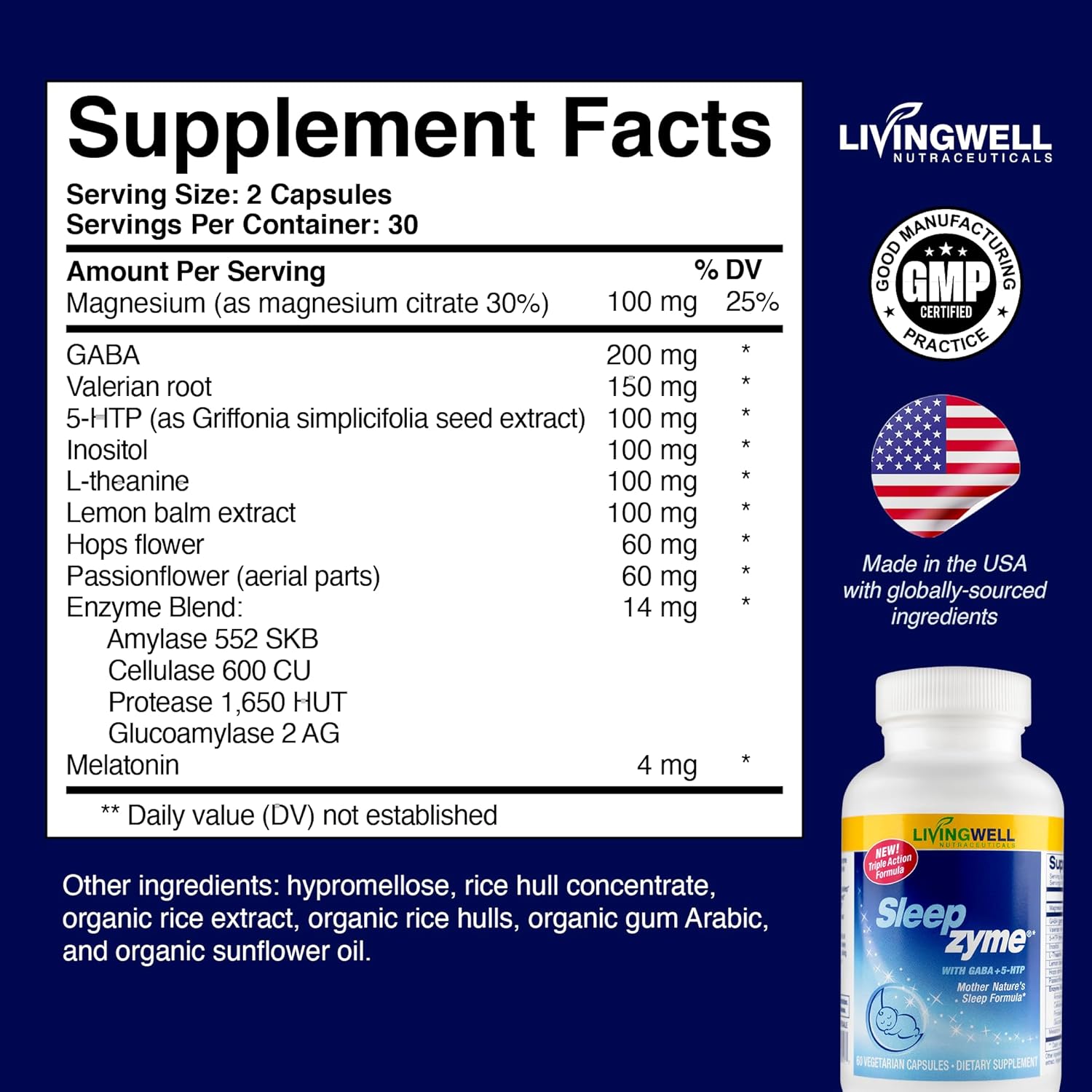 Sleepzyme & HEAL-N-SOOTHE Bundle – Sleep Supplement with Melatonin, GABA, Magnesium and L-Theanine + Joint and Mobility Supplement with Proteolytic Enzymes, Turmeric, Ginger, Boswellia & Bromelain - Image 9