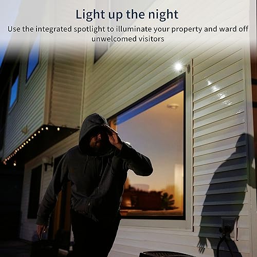 Miniatura 6 de Arlo Cámara Pro 5S 2K Spotlight, paquete de 2, cámaras de seguridad inalámbricas para exteriores, WiFi de doble banda, visión nocturna a color,