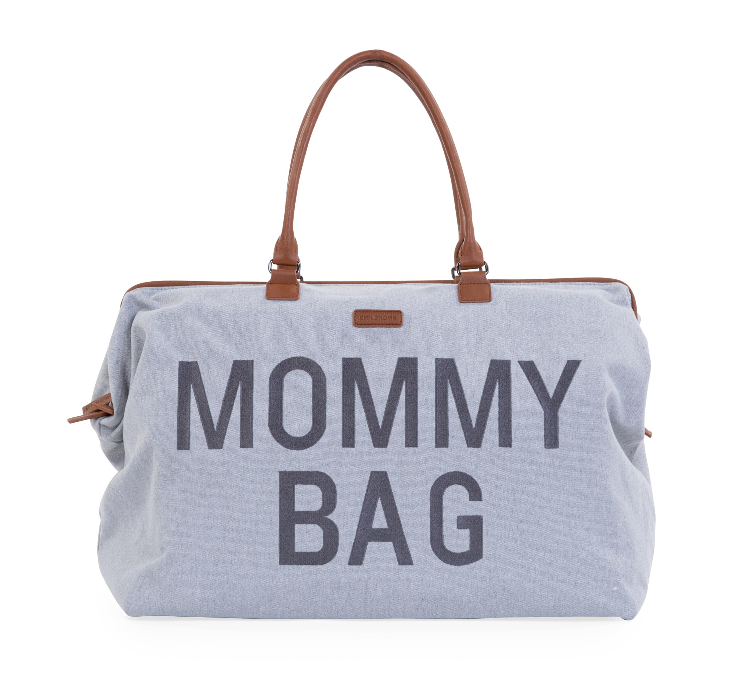 CHILDHOME, Borsa per la mamma, borsa fasciatoio, maternità, borsa da viaggio, grande capacità, fasciatoio regolabile, tracolla regolabile, compartimento, tasca isolata, tasca per valigia, jersey